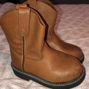Smoky boots leather toddler gently used size 10